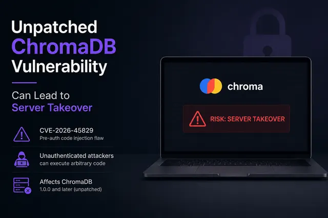 Unpatched ChromaDB Vulnerability Exposes AI Servers to Pre-Auth Takeover