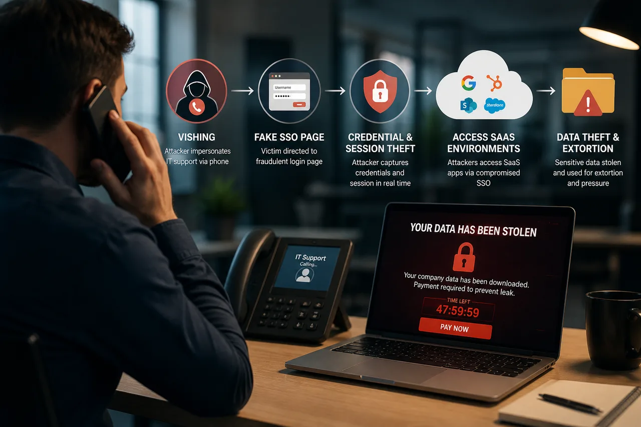 BlackFile Vishing Campaign: UNC6671 Turns SSO Trust Into an Extortion Pipeline
